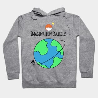 Imagination Encircles The World Girl Hoodie